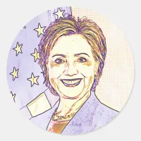 Hilary Clinton Memorabilia  Digital Art Stickers