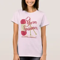 Yarn Spinner Storyteller Fun Writer Cartoon T-Shirt