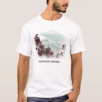 *~* Painting Tree Mountains Colorado Springs  T-Shirt