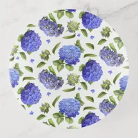 Blue Hydrangeas Trinket Tray