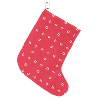 Christmas Holiday Charm Pattern 09 -  Large Christmas Stocking