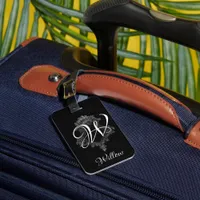 Personalized Monogram Initial Luggage Tag