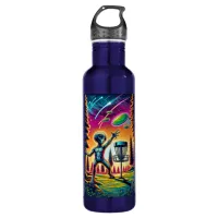 Alien Disc Golf Stainless Steel Water Bottle