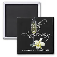 30th Pearl Wedding Anniversary Party Gift Magnet