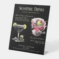 Gothic Wedding Whimsigoth 3 Signature Drinks Sign