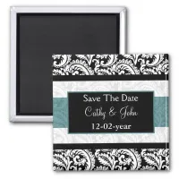 aqua Save the date magnet