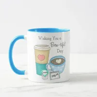 Wishing You a Brew-tiful Day | Coffee Pun Mug