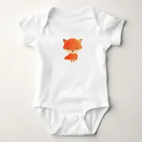 Little Fox Woodland Animals Baby Boy One Piece Tee