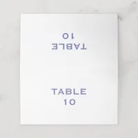 Modern Purple Scampi Wedding Place Card