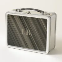 Brown Stripes Lunchbox