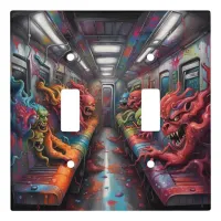 Train full of Demons and lost Souls Light Switch Cover