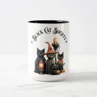 Black Cat Society Coffee Mug