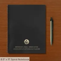 Custom Law Firm Notebook with Logo