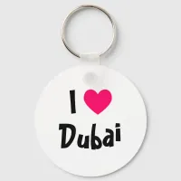 I Love Dubai Keychain