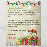 Personalized Letter from Santa Claus