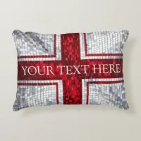 ENGLISH FLAG ACCENT PILLOW