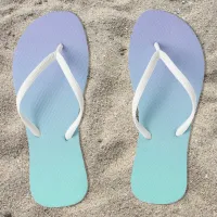 Lavender Mint Gradient Flip Flops