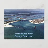 Perdido Bay from Orange Beach, AL Postcard