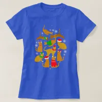 Christmas Ginger Cats  T-Shirt