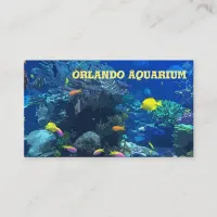 Ocean Coral Reef Themed Business Card