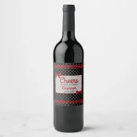 Cheers Personalized Wedding Wine Bottle Labels