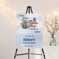  Airplane Baby Shower Welcome Sign