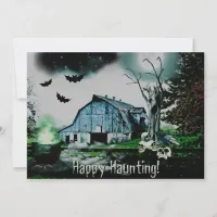 *~* Happy Haunting Skulls HALLOWEEN CARD