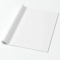 Plain White Wrapping Paper