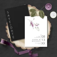 Sweet Floral Arch Wedding Lilac ID998 Save The Date