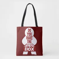 Big Box Board Gamer Tabletop Question Tote Bag