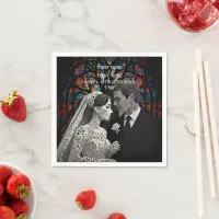 Wedding couple personalised gift ideas napkins