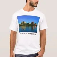 Hartford Connecticut Skyline Cartoon T-Shirt