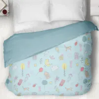 Hand Drawn Cute Stuff ID360 Duvet Cover