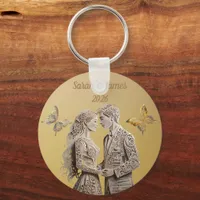 Bride & Groom Wedding Gifts Keychain