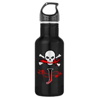 Jolly Roger J Monogram Initial Stainless Steel Water Bottle