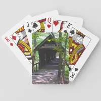 Cambron Covered Bridge, Madison County, Alabama Poker Cards