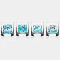 Dolphin Coastal Whiskey Glass