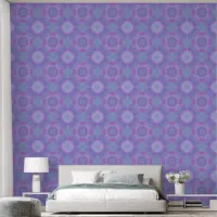 Geometric Pattern Pink Purple And Aqua Watercolor Wallpaper