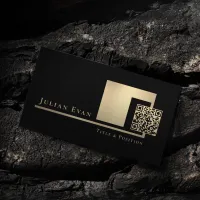 Minimalistic QR Code Business Cards