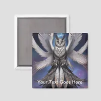 Owl ways Watching Over You fridge Magnet