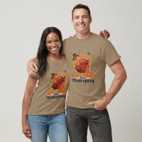 Happy Thanksgiving Typography T-Shirt