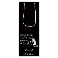 Hocus Pocus Out of Focus Halloween Wine Quote Wine Gift Bag