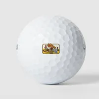 Summon Demons Retro Vintage Horror Golf Balls