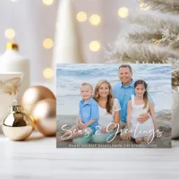 Budget Seas and Greetings Nautical Holiday Photo