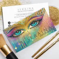 Vibrant Eyes Creative Makeup ID1037 Business Card