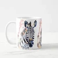 Zebra Wildlife & Nature Water Color Set Coffee Mug