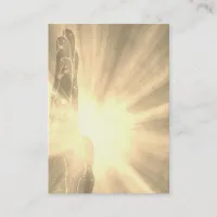 *~* Sepia Healer Rays Healing Hand Light worker Business Card