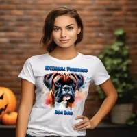 Majestic Boxer Dog Honors Purebred Day T-Shirt