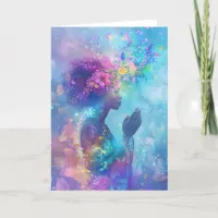 *~* Magical Woman SC4 Esoteric Prayer Blank Thank You Card