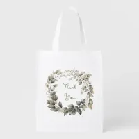 Personalized Bridal Shower Favor Grocery Bag